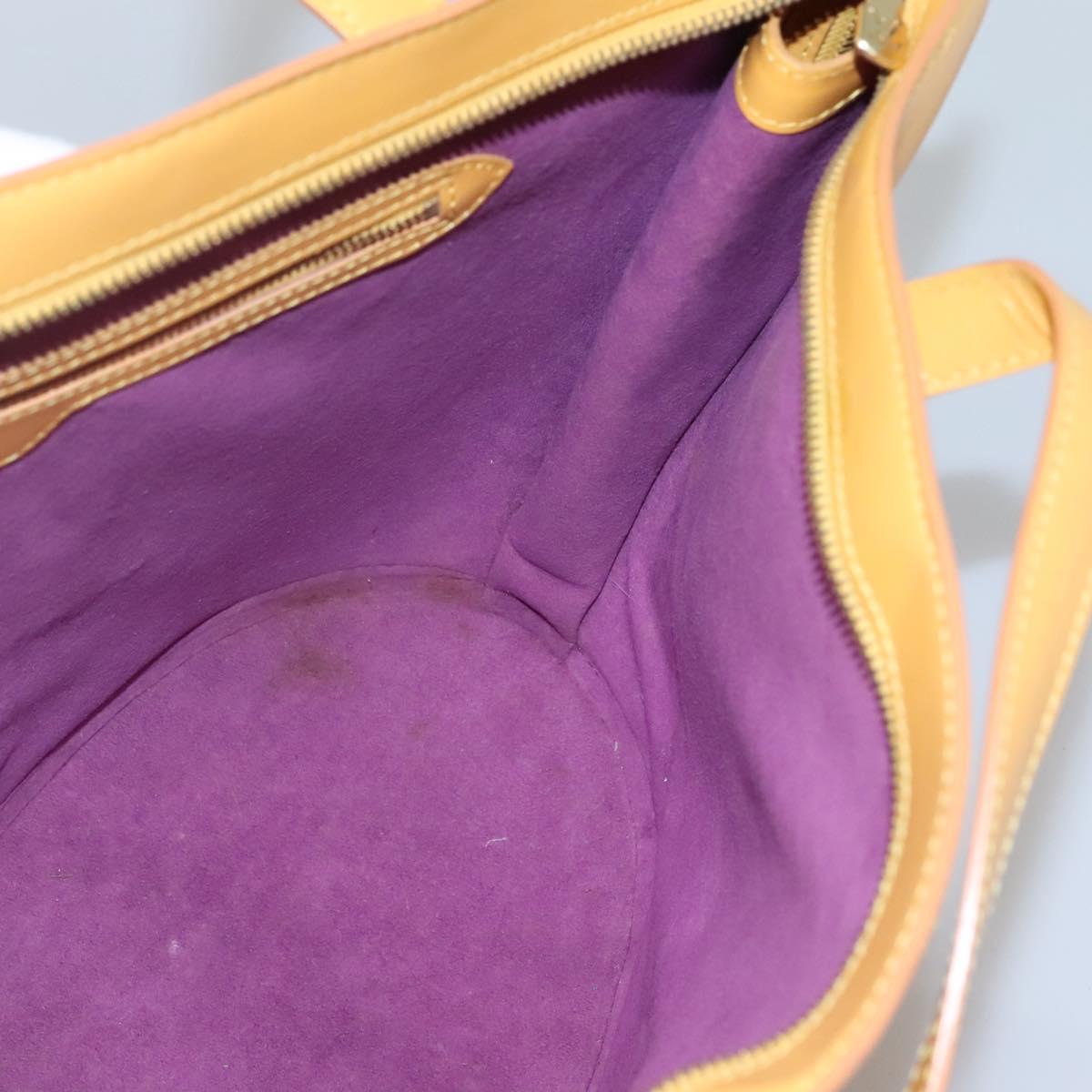 LOUIS VUITTON Epi Saint Jacques Shopping Shoulder Bag Yellow M52269 Auth MX137