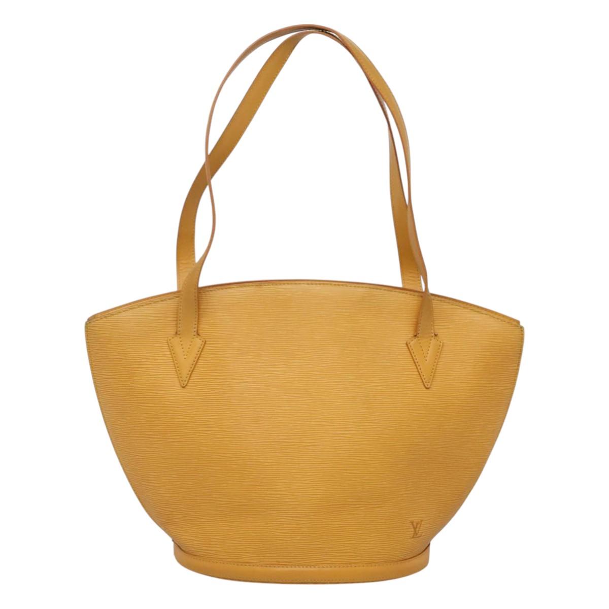 LOUIS VUITTON Epi Saint Jacques Shopping Shoulder Bag Yellow M52269 Auth MX137