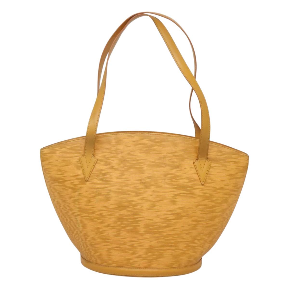 LOUIS VUITTON Epi Saint Jacques Shopping Shoulder Bag Yellow M52269 Auth MX137