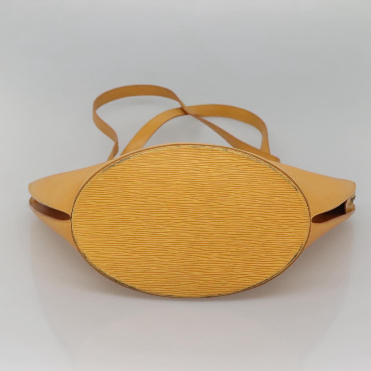 LOUIS VUITTON Epi Saint Jacques Shopping Shoulder Bag Yellow M52269 Auth MX137