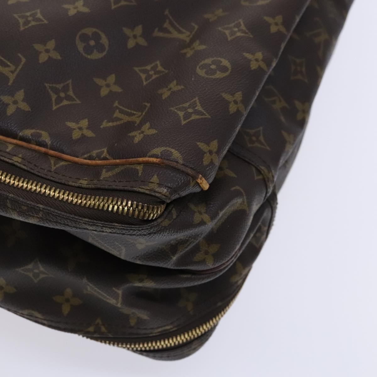 LOUIS VUITTON Monogram Alize De Poche Boston Bag 2way M41392 LV Auth MX197