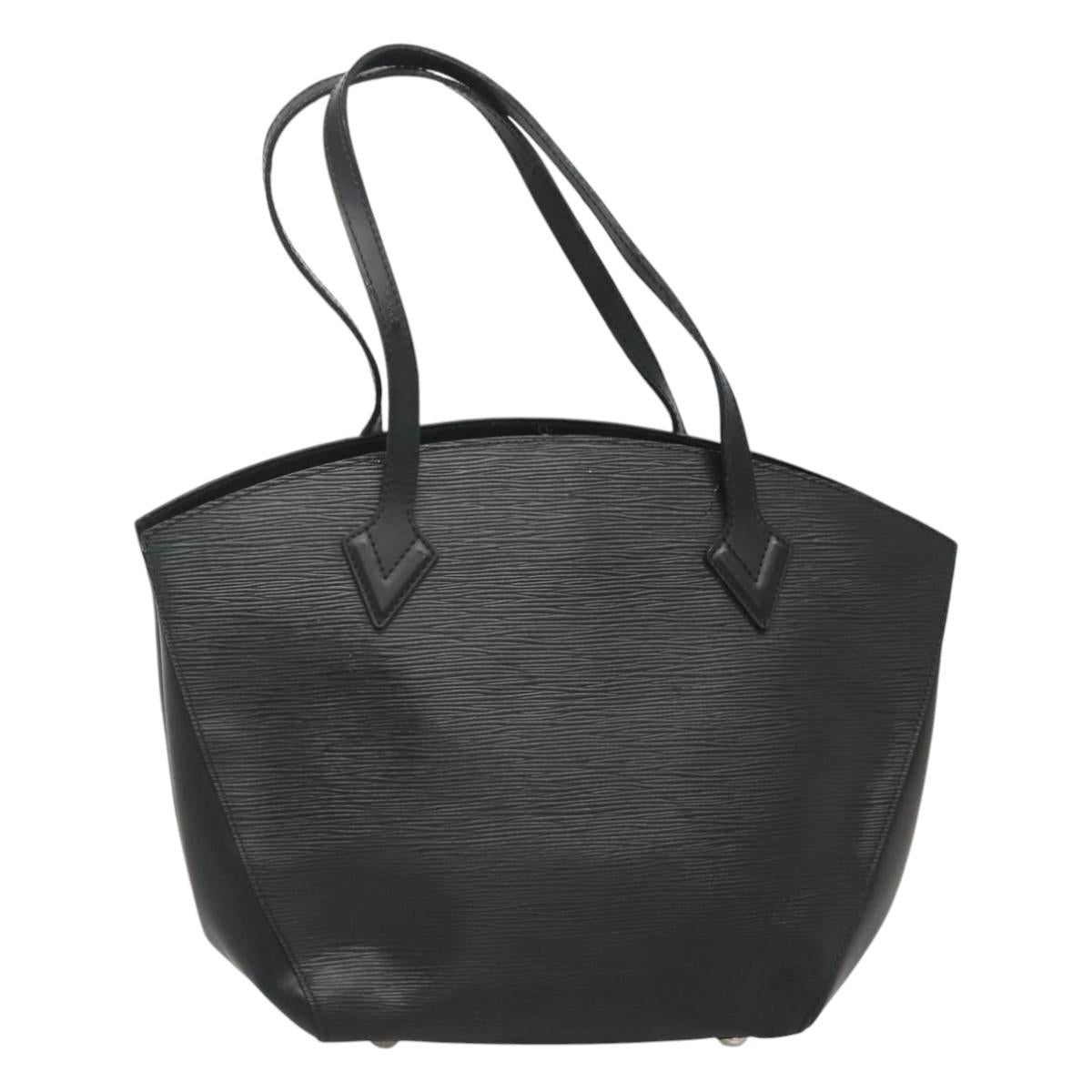 LOUIS VUITTON Epi Saint Jacques Shoulder Bag Black M50042 LV Auth MX200