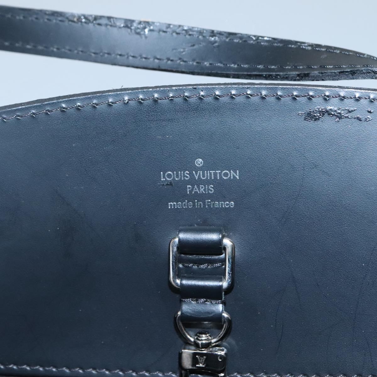 LOUIS VUITTON Epi Saint Jacques Shoulder Bag Black M50042 LV Auth MX200
