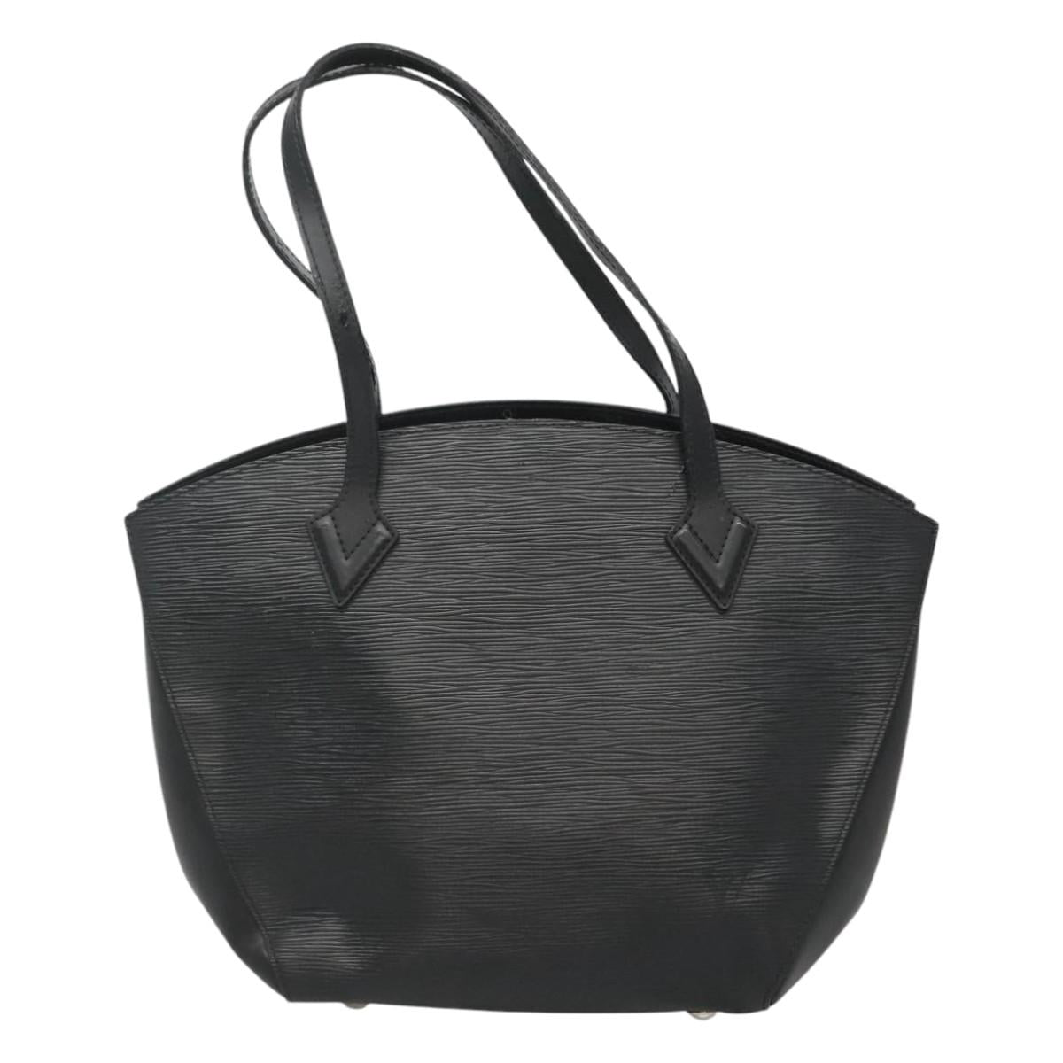 LOUIS VUITTON Epi Saint Jacques Shoulder Bag Black M50042 LV Auth MX200