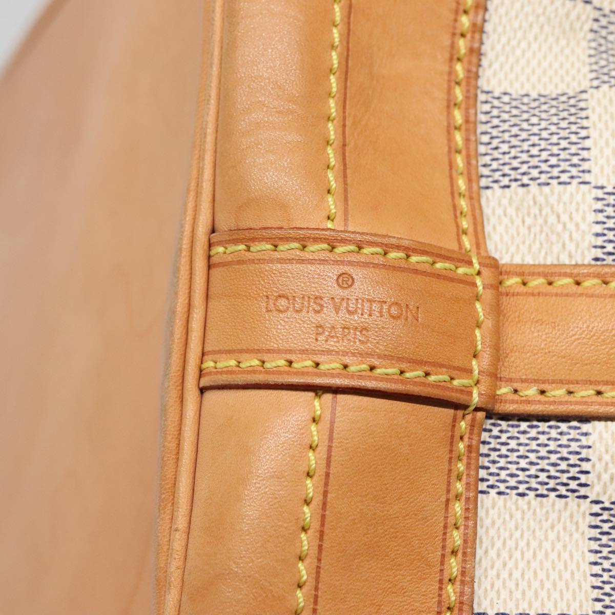 LOUIS VUITTON Damier Azur Noe Shoulder Bag N42222 LV Auth MX220