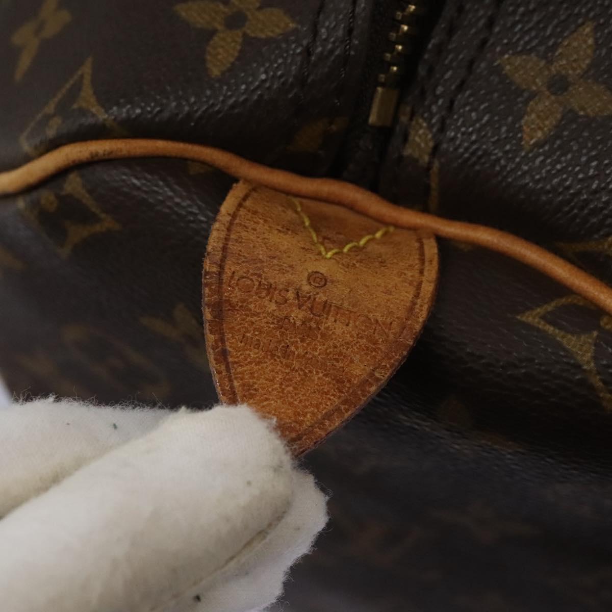 LOUIS VUITTON Monogram Keepall 55 Boston Bag M41424 LV Auth MX261