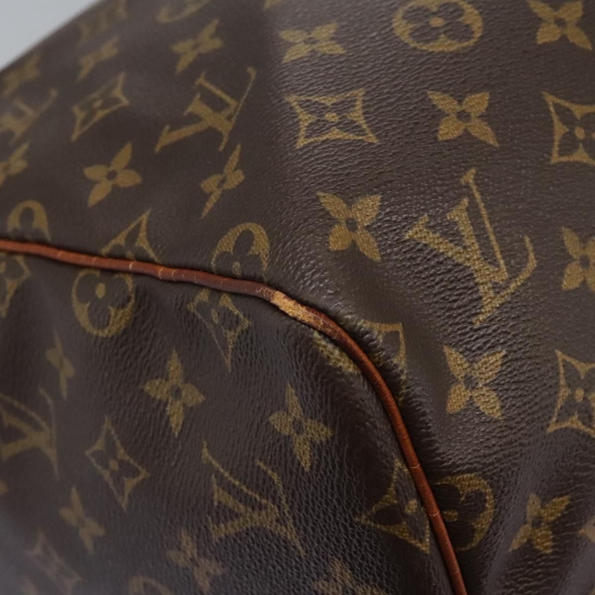 LOUIS VUITTON Monogram Keepall 55 Boston Bag M41424 LV Auth MX262