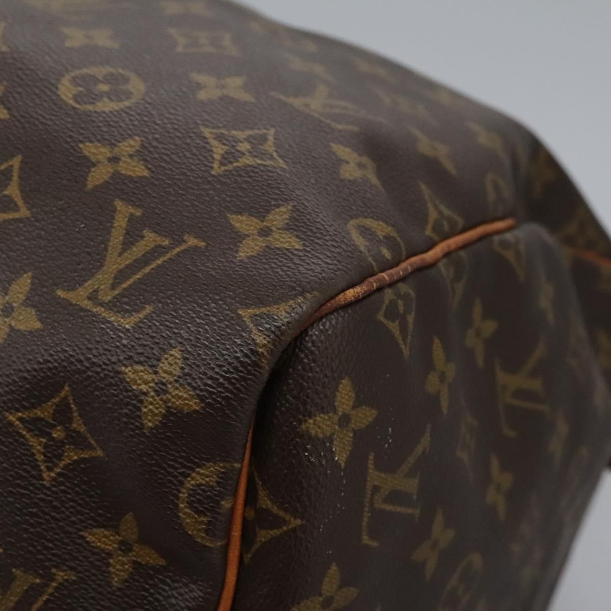 LOUIS VUITTON Monogram Keepall 55 Boston Bag M41424 LV Auth MX262