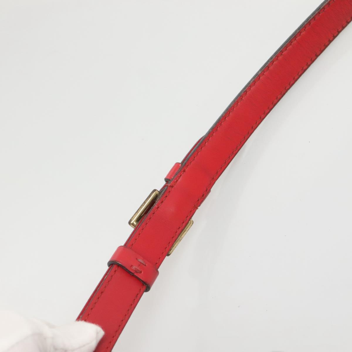 LOUIS VUITTON Epi Noe Shoulder Bag Bicolor Black Red M44017 LV Auth MX308