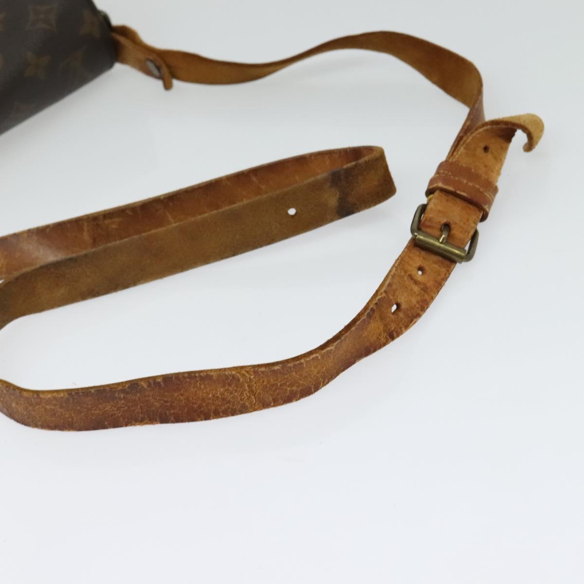 LOUIS VUITTON Monogram Cartouchiere MM Shoulder Bag M51253 LV Auth MX381