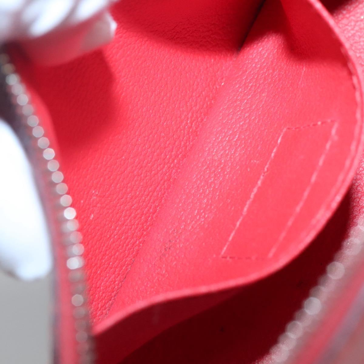 LOUIS VUITTON Epi Pochette Cosmetic PM Pouch Red M41114 LV Auth MX388