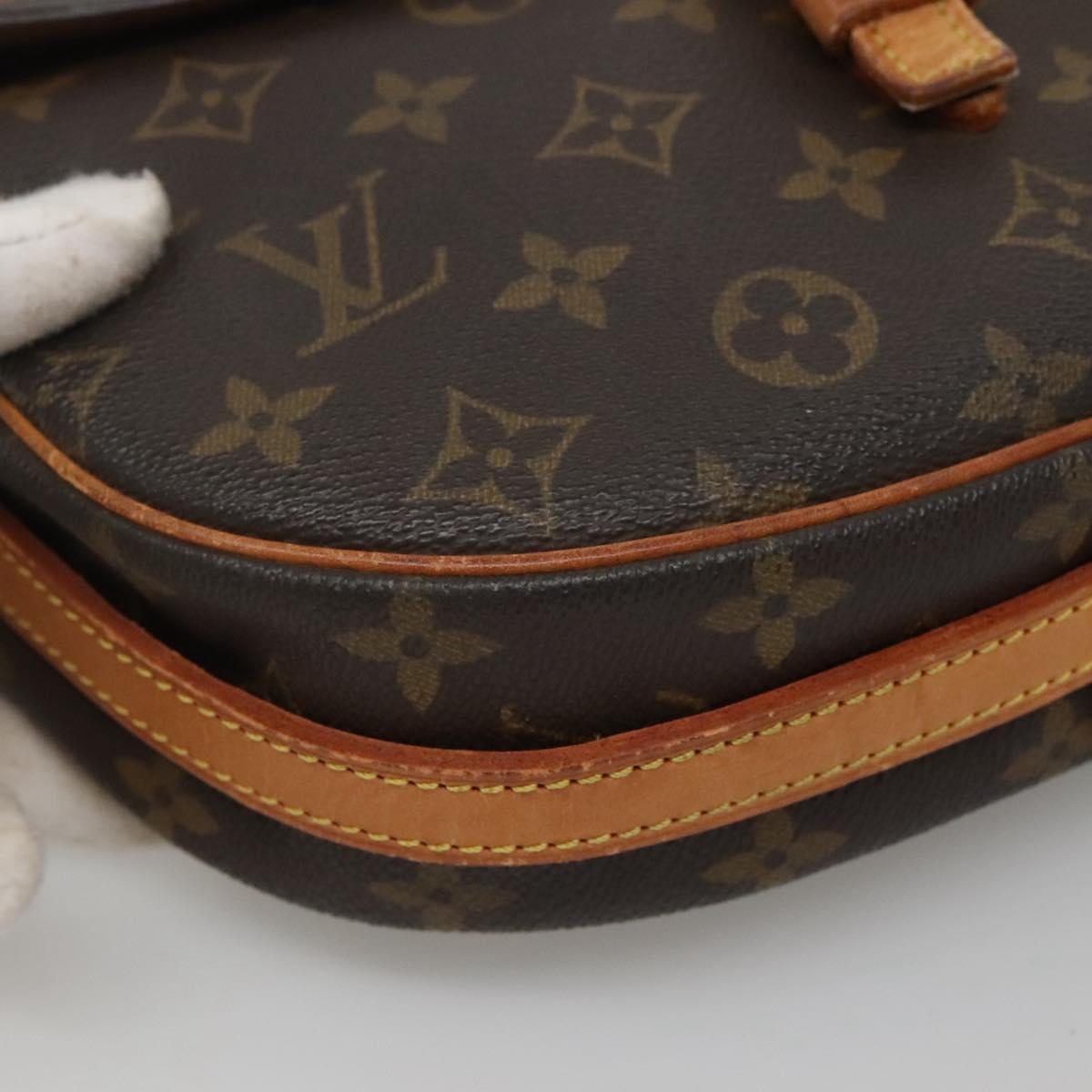 LOUIS VUITTON Monogram Jeune Fille MM Shoulder Bag M51226 LV Auth MX428