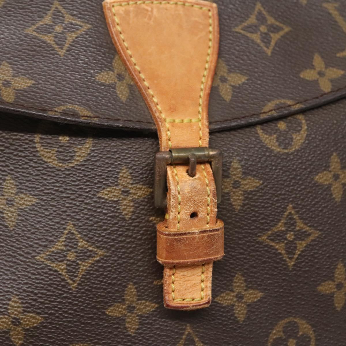 LOUIS VUITTON Monogram Jeune Fille MM Shoulder Bag M51226 LV Auth MX428