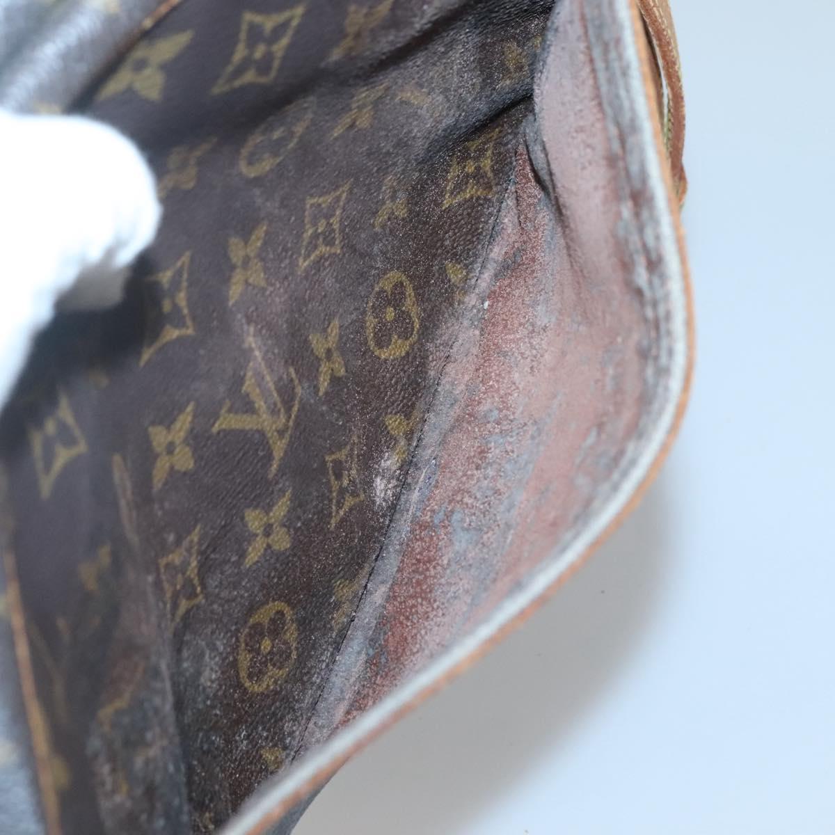 LOUIS VUITTON Monogram Jeune Fille MM Shoulder Bag M51226 LV Auth MX428