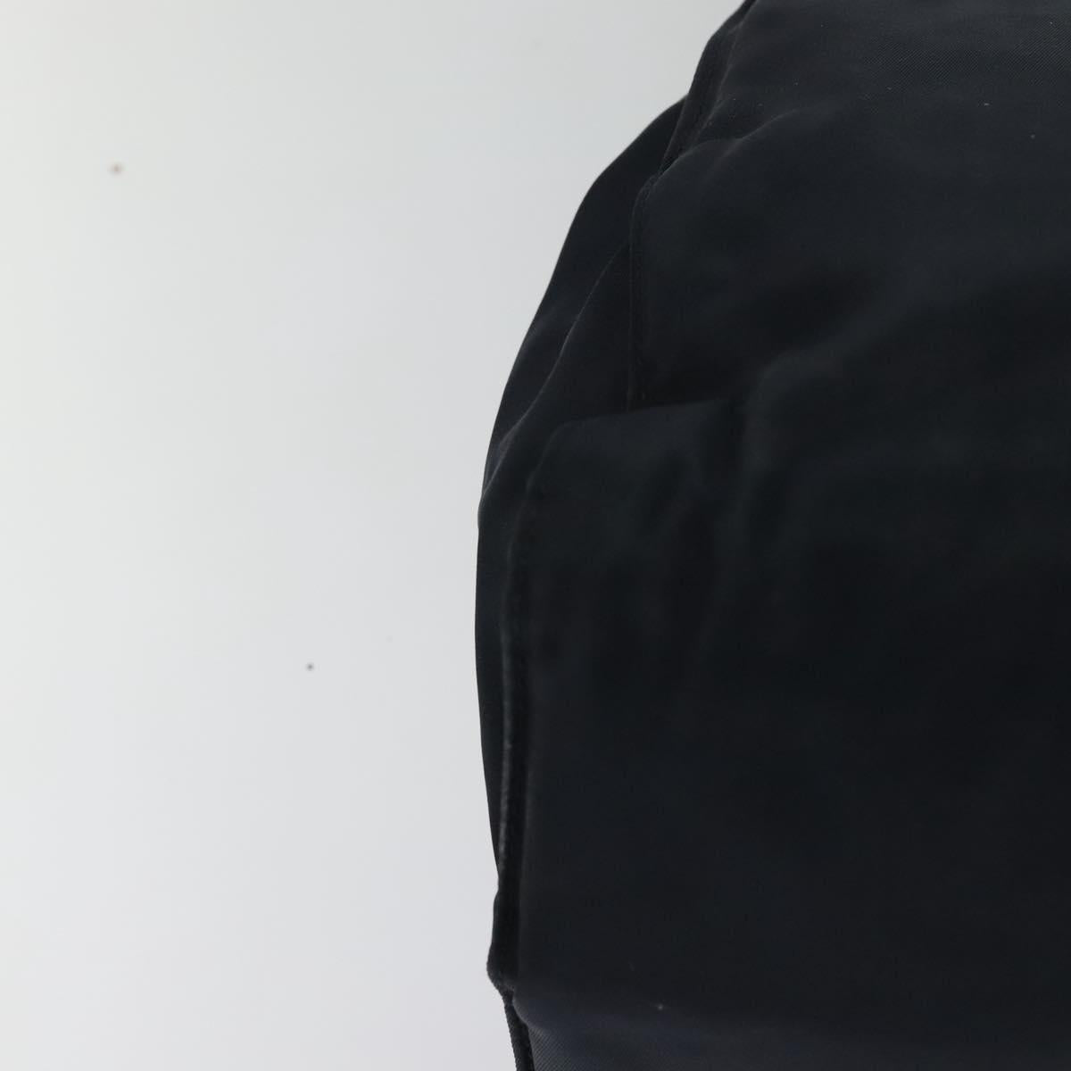 PRADA Tote Bag Nylon Navy Gold Auth MX480