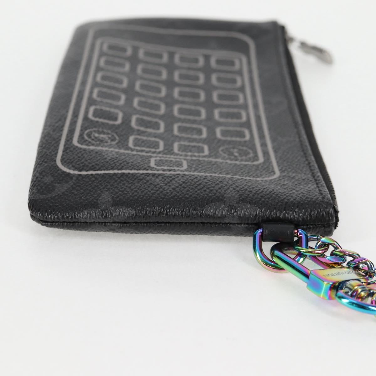 LOUIS VUITTON Monogram Eclipse Fragment iPhone Case M64433 LV Auth MX502SAM