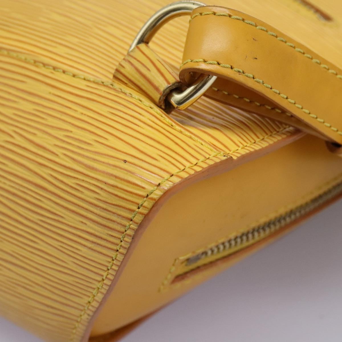 LOUIS VUITTON Epi Mabillon Backpack Yellow M52239 LV Auth MY025