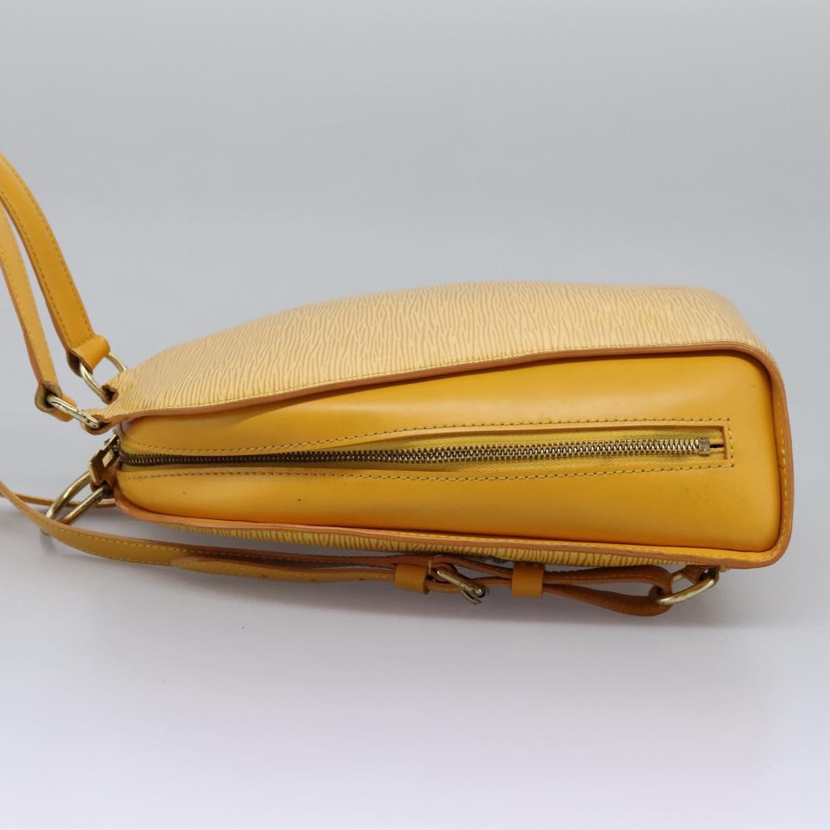 LOUIS VUITTON Epi Mabillon Backpack Yellow M52239 LV Auth MY025