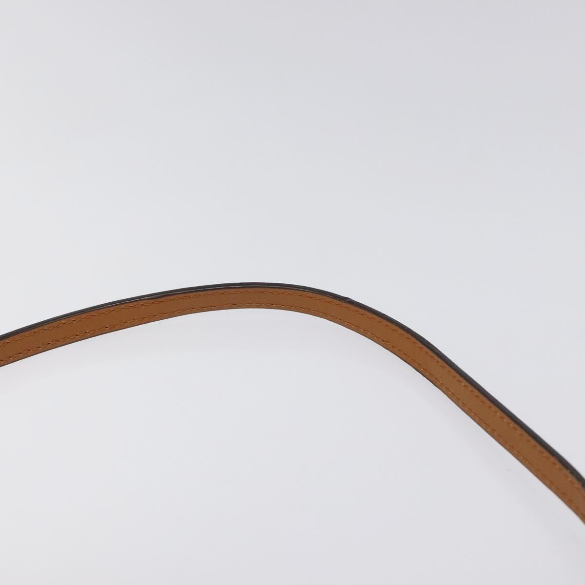 MCM Vicetos Logogram Accessory Pouch PVC Brown Auth MY027