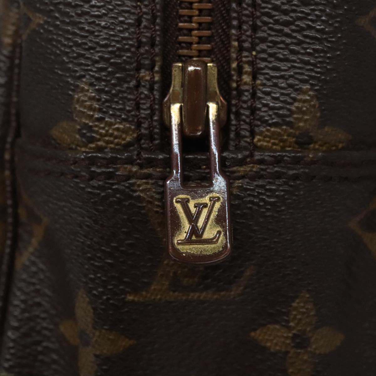 LOUIS VUITTON Monogram Trousse Toilette 28 Clutch Bag M47522 LV Auth MY040