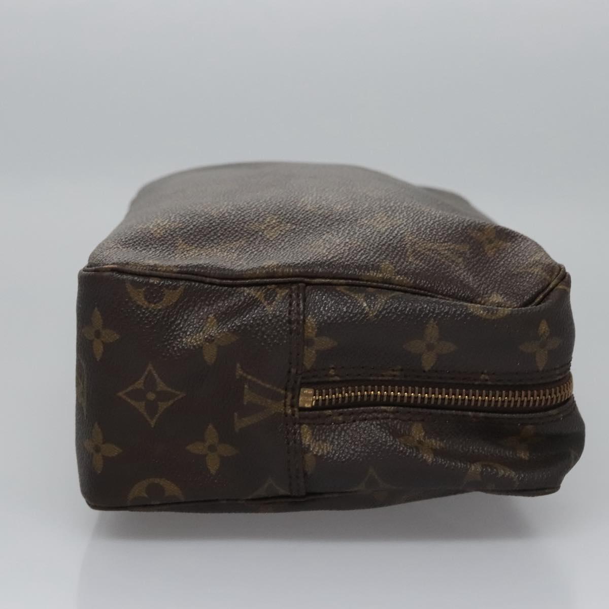 LOUIS VUITTON Monogram Trousse Toilette 28 Clutch Bag M47522 LV Auth MY040