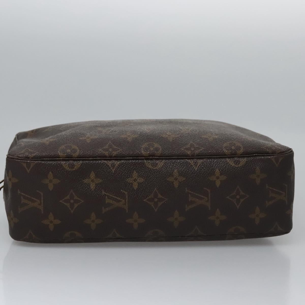 LOUIS VUITTON Monogram Trousse Toilette 28 Clutch Bag M47522 LV Auth MY040