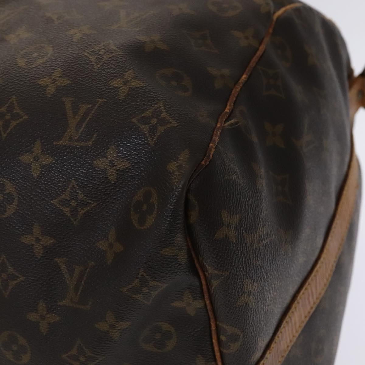 LOUIS VUITTON Monogram Keepall Bandouliere 60 Boston Bag M41412 LV Auth MY053