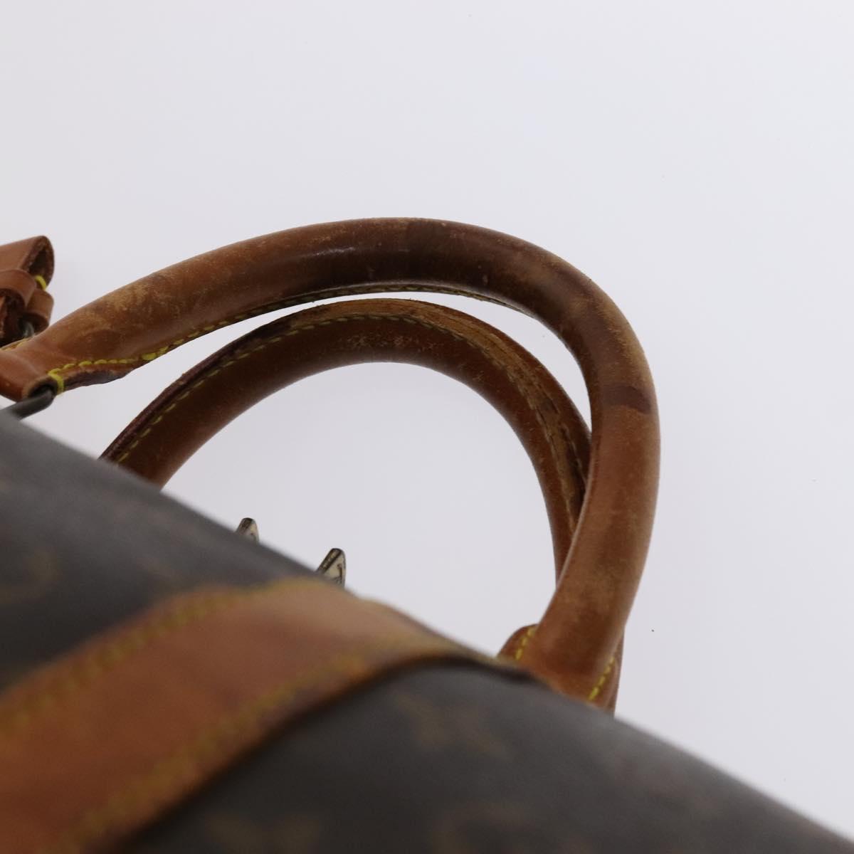 LOUIS VUITTON Monogram Keepall Bandouliere 60 Boston Bag M41412 LV Auth MY053