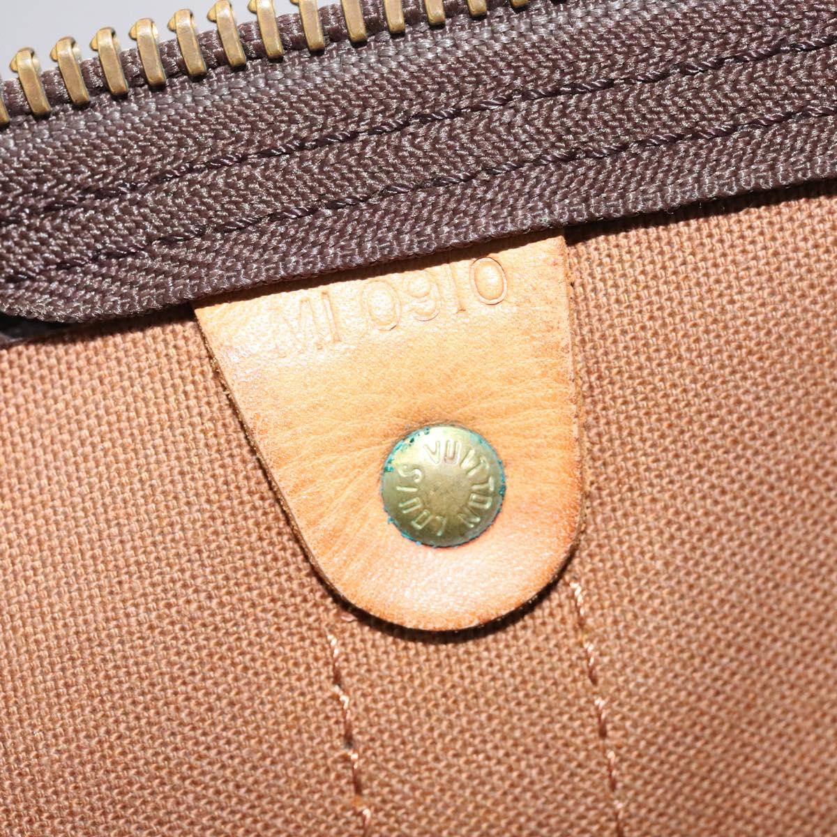 LOUIS VUITTON Monogram Keepall 60 Boston Bag M41422 LV Auth MY055