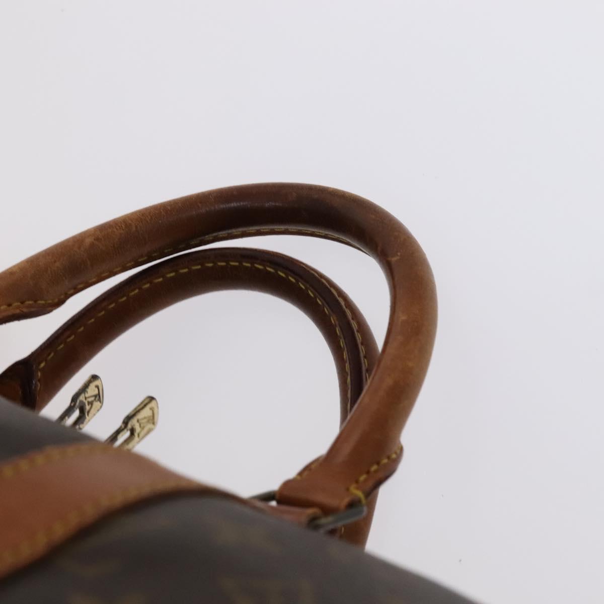 LOUIS VUITTON Monogram Keepall 55 Boston Bag M41424 LV Auth MY056