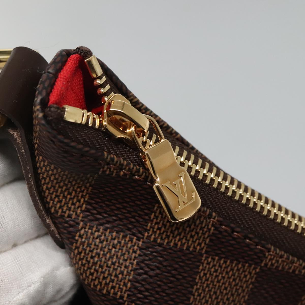 LOUIS VUITTON Damier Ebene Bloomsbury PM Shoulder Bag N42251 LV Auth MY060V