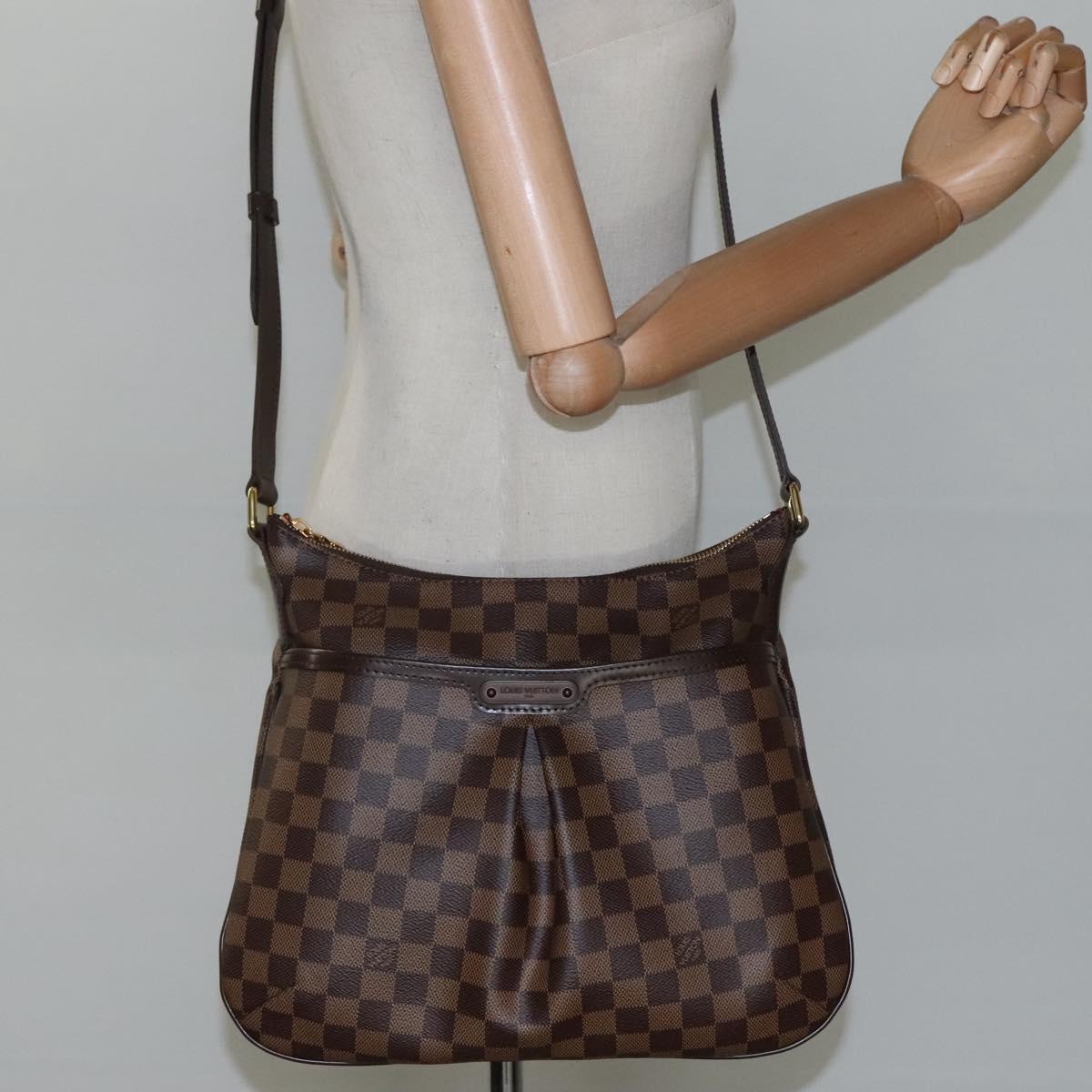LOUIS VUITTON Damier Ebene Bloomsbury PM Shoulder Bag N42251 LV Auth MY060V