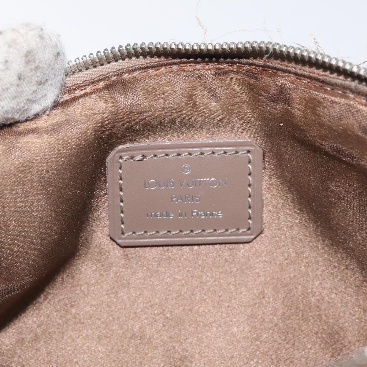 LOUIS VUITTON Monogram Satin Little Alma Hand Bag Gray M92147 LV Auth MY080