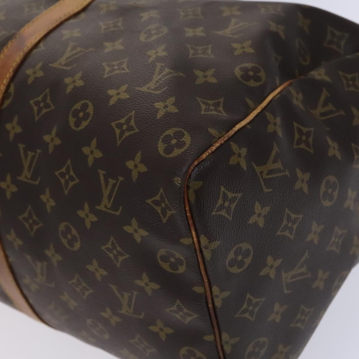 LOUIS VUITTON Monogram Keepall 50 Boston Bag M41426 LV Auth MY083