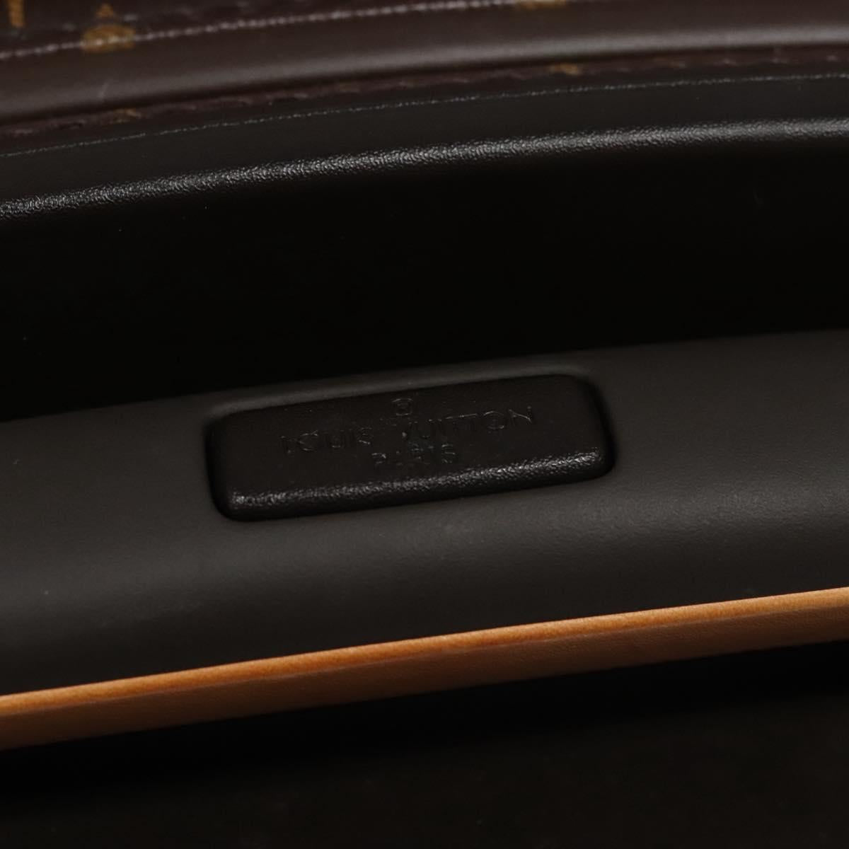 LOUIS VUITTON Monogram V Line Zephyr 55 suitcase Pink LV Auth MY086