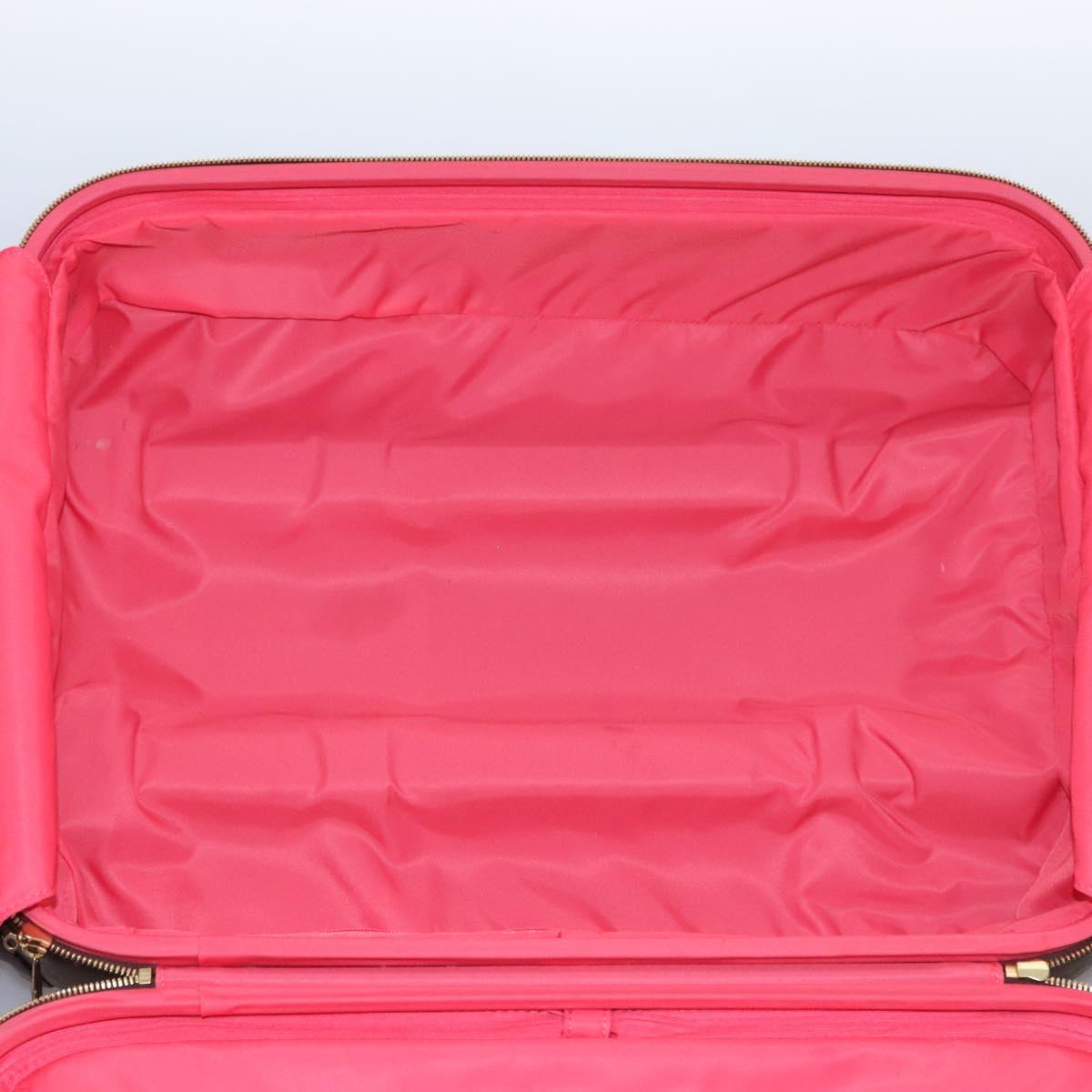 LOUIS VUITTON Monogram V Line Zephyr 55 suitcase Pink LV Auth MY086