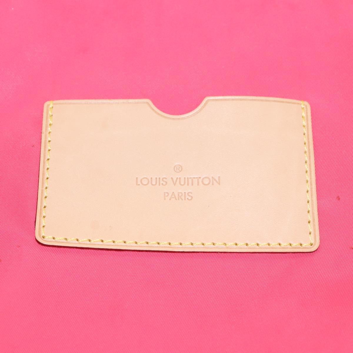 LOUIS VUITTON Monogram V Line Zephyr 55 suitcase Pink LV Auth MY086