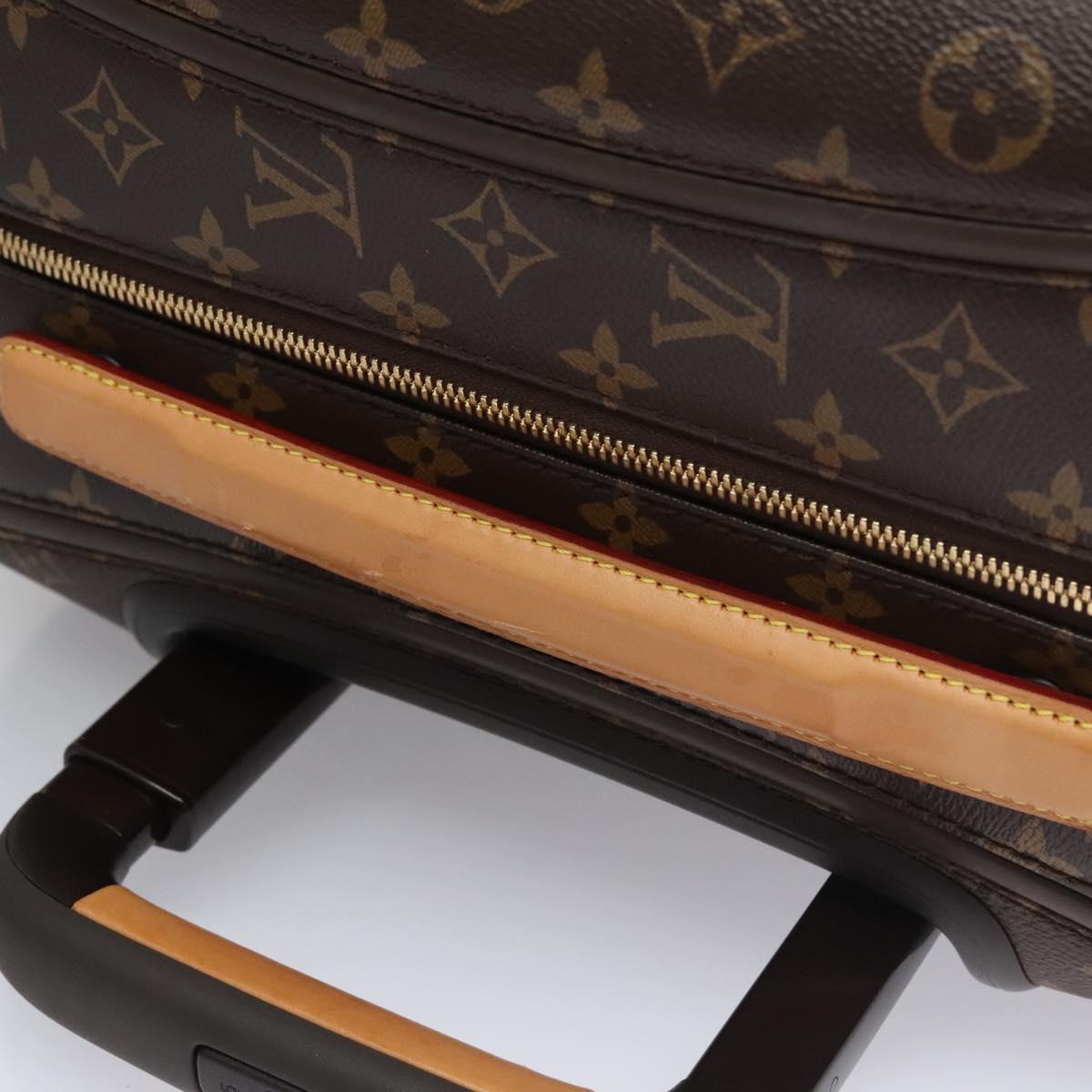 LOUIS VUITTON Monogram V Line Zephyr 55 suitcase Pink LV Auth MY086