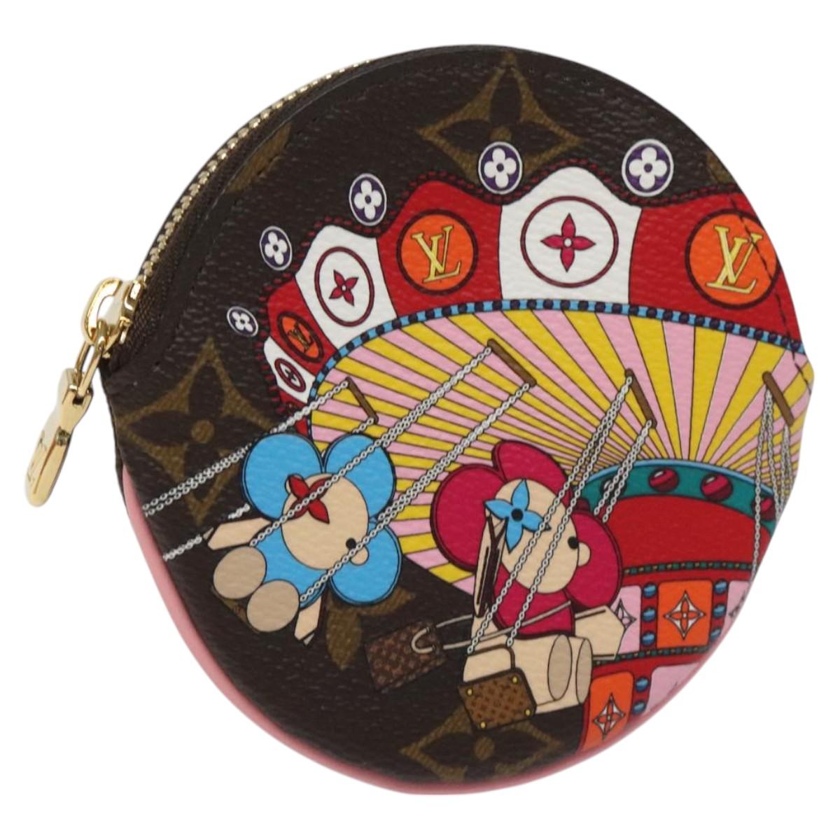 LOUIS VUITTON Monogram Vivienne Porte Monnaie Round Purse M69757 LV Auth MY089AM