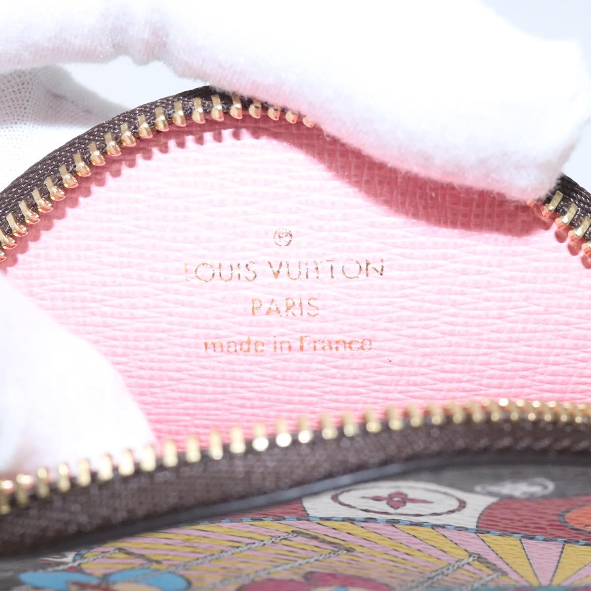 LOUIS VUITTON Monogram Vivienne Porte Monnaie Round Purse M69757 LV Auth MY089AM