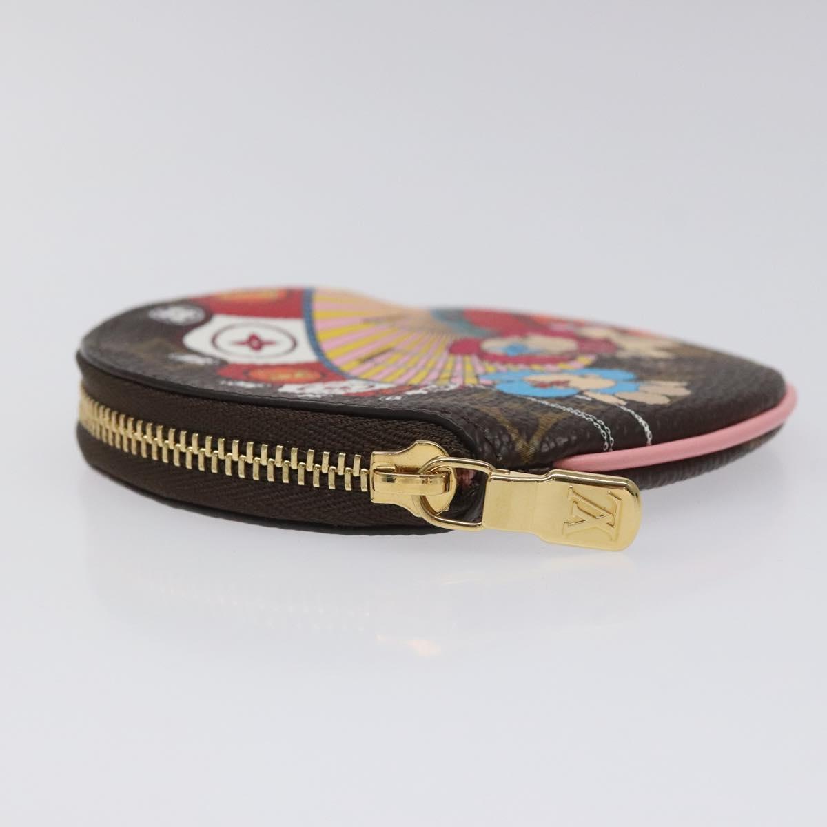 LOUIS VUITTON Monogram Vivienne Porte Monnaie Round Purse M69757 LV Auth MY089AM