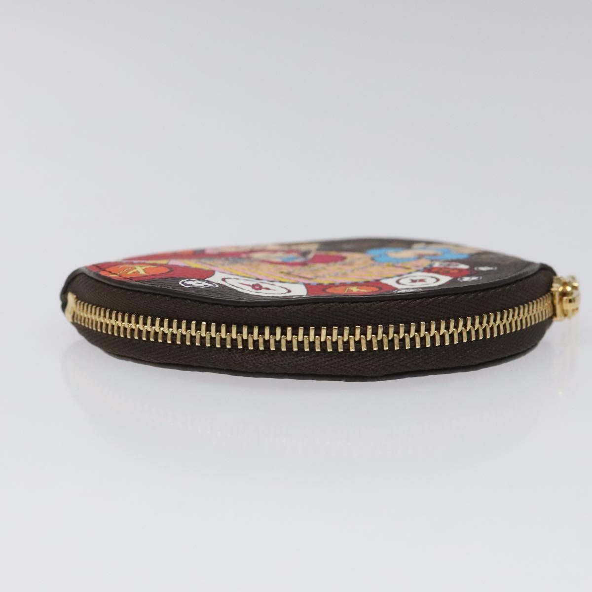 LOUIS VUITTON Monogram Vivienne Porte Monnaie Round Purse M69757 LV Auth MY089AM