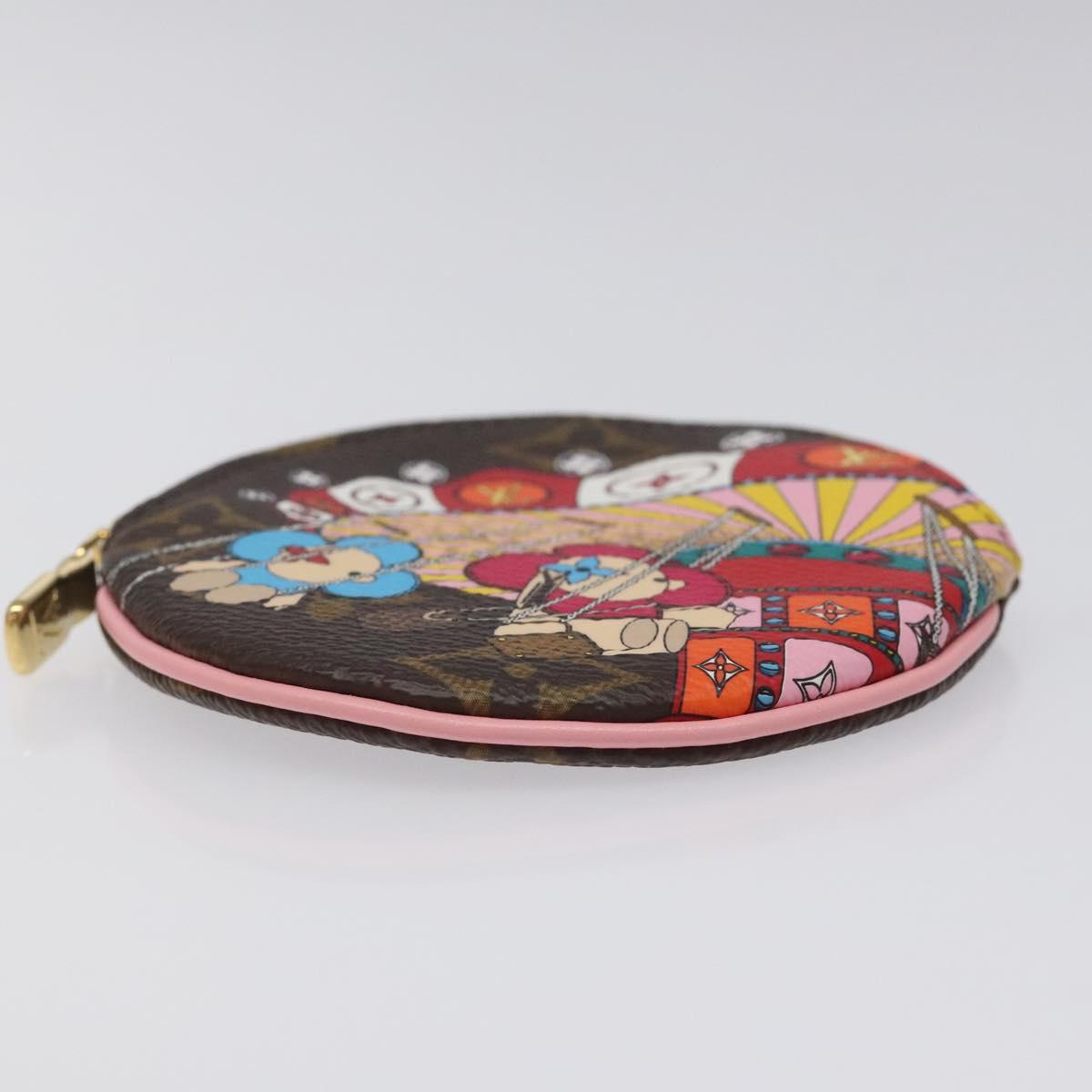 LOUIS VUITTON Monogram Vivienne Porte Monnaie Round Purse M69757 LV Auth MY089AM