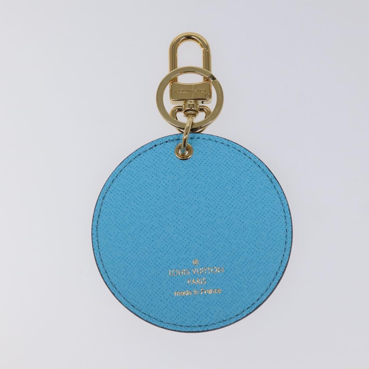 LOUIS VUITTON Porte Cles Illustre Charm metal Gold M00881 LV Auth MY094