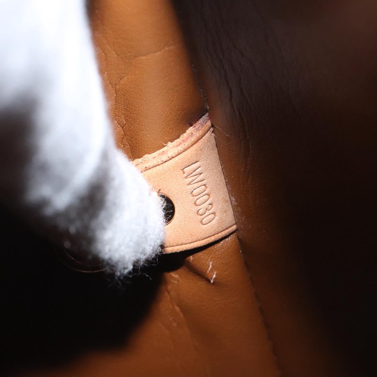 LOUIS VUITTON Monogram Vernis Houston Hand Bag Bronze M91122 LV Auth MY122