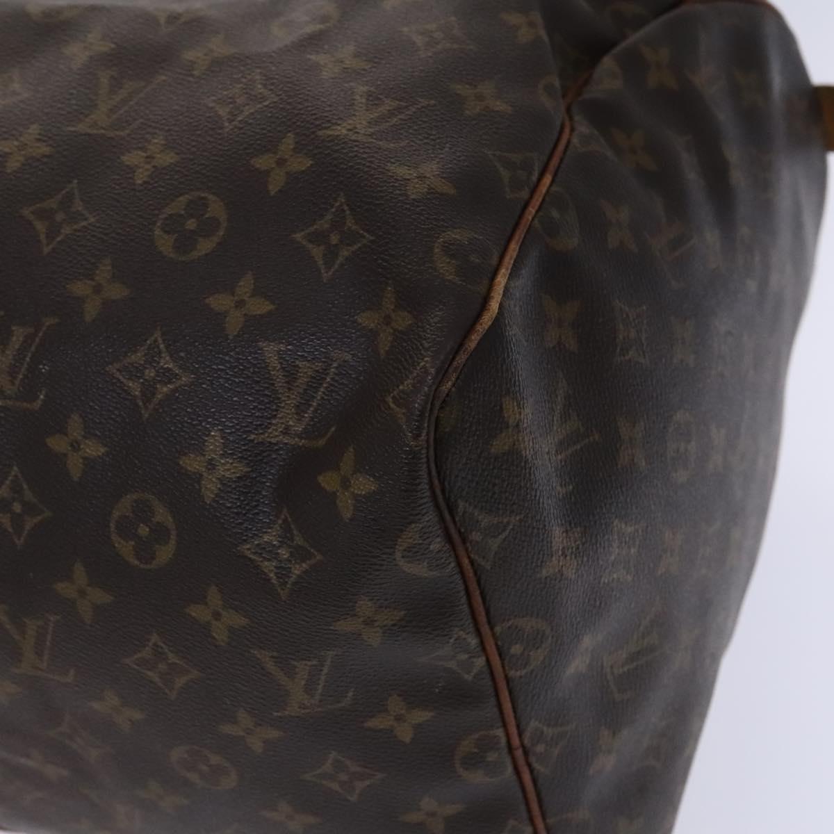 LOUIS VUITTON Monogram Keepall 55 Boston Bag M41424 LV Auth MY147