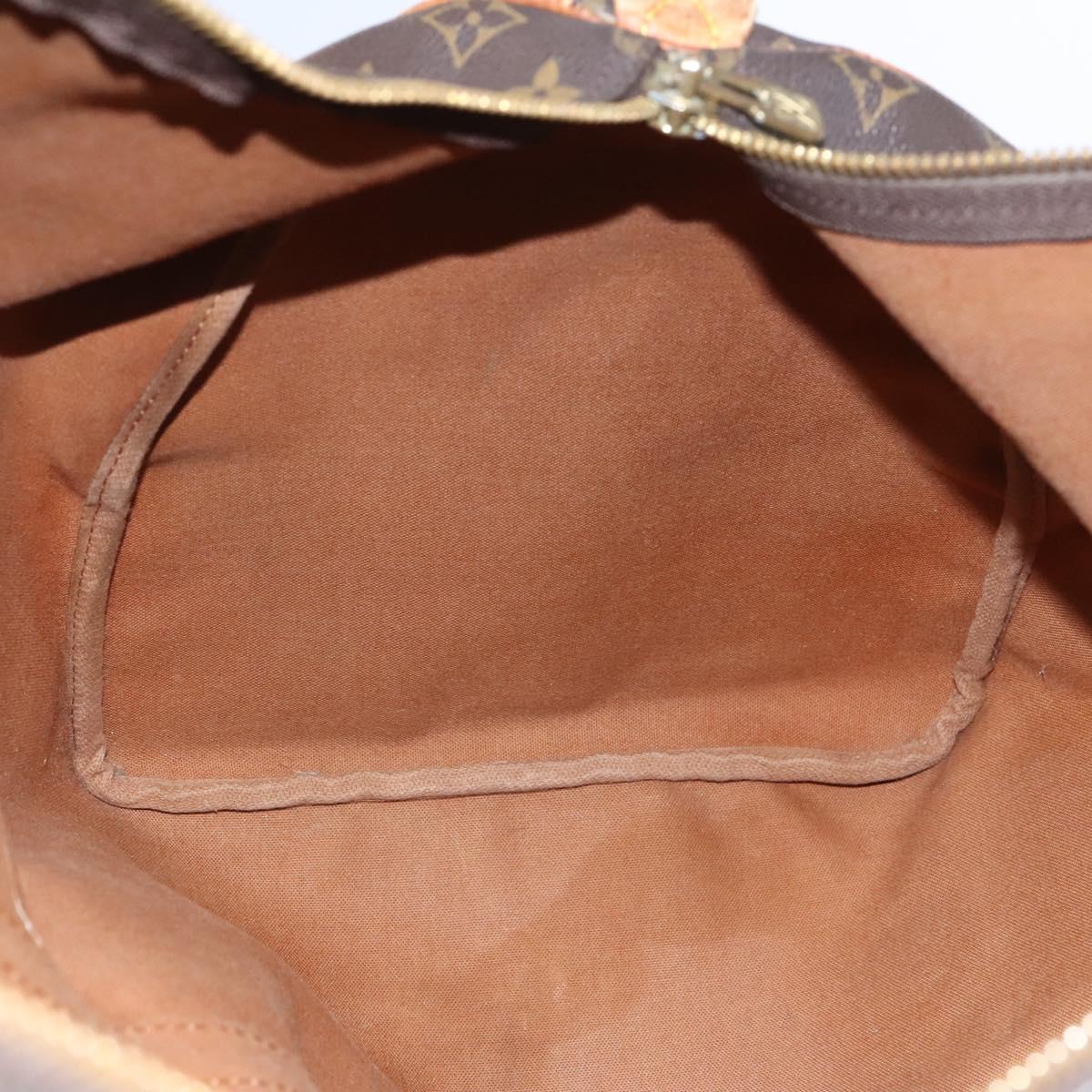 LOUIS VUITTON Monogram Keepall 55 Boston Bag M41424 LV Auth MY147