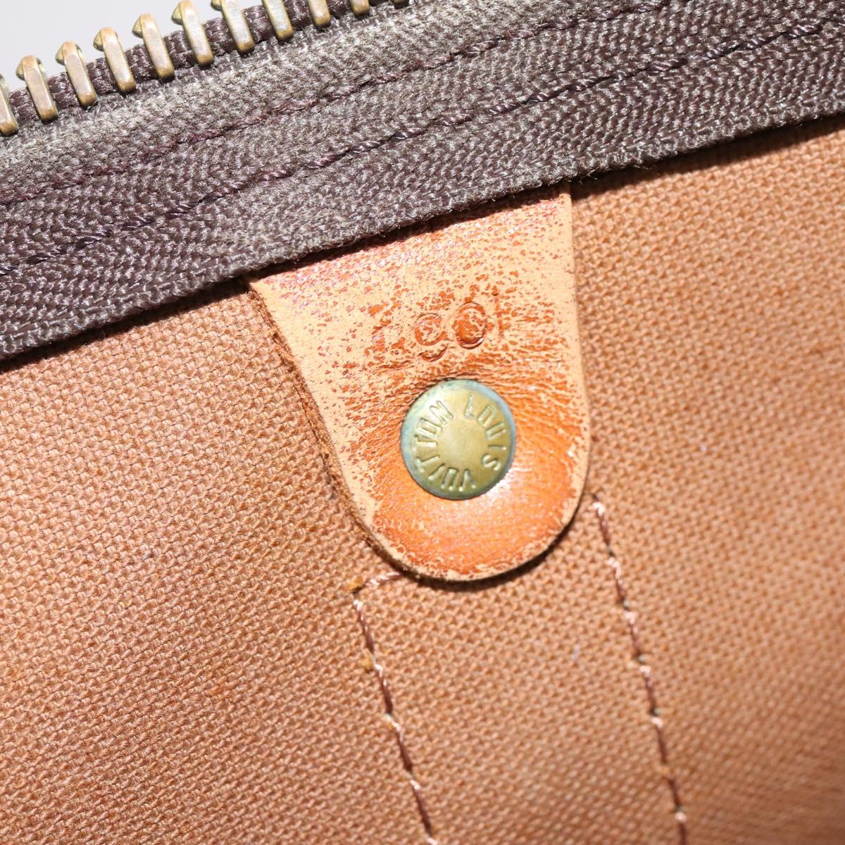 LOUIS VUITTON Monogram Keepall 55 Boston Bag M41424 LV Auth MY147