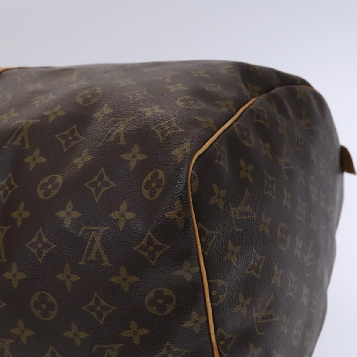 LOUIS VUITTON Monogram Keepall 60 Boston Bag M41422 LV Auth MY160