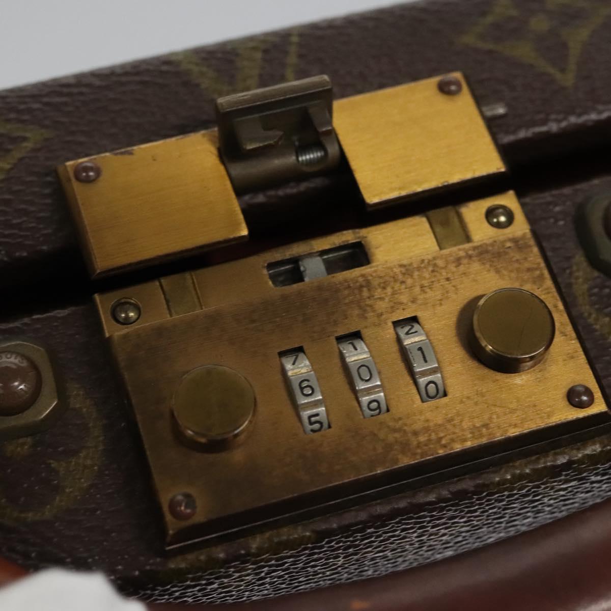 LOUIS VUITTON Monogram Attache case Hand Bag LV Auth MY174A